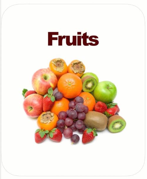 水果fruits高清实物图闪卡制作