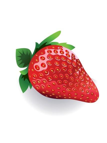 矢量食品果蔬草莓水果矢量图下载